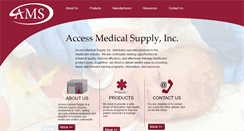 Desktop Screenshot of accessmedicalsupply.com