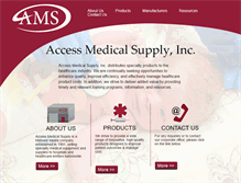 Tablet Screenshot of accessmedicalsupply.com